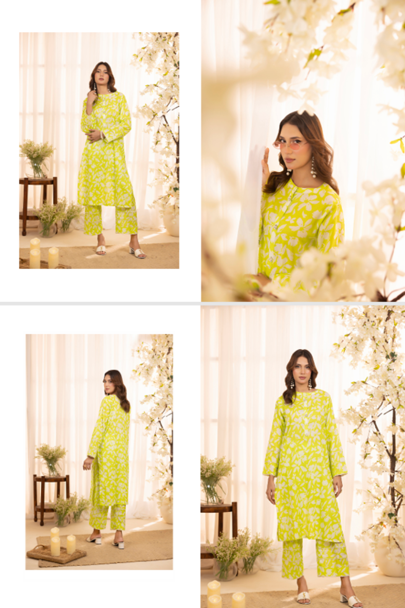 Identic Separates<br> (2 Pcs) Printed Lawn (Stitched) Sethi Brothers